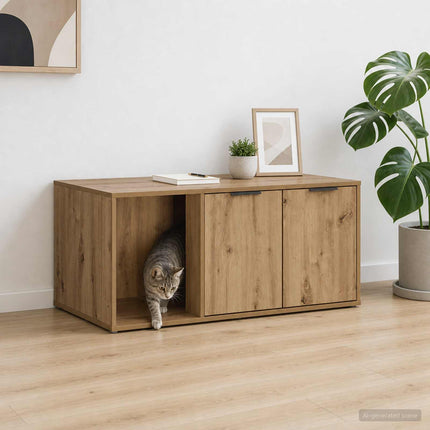 Kattbur Möbler Artisan-ek 100 x 49 x 45 cm Konstruerat trä