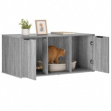 Kattbur Möbler Grå Sonoma 100 x 49 x 45 cm Konstruerat trä