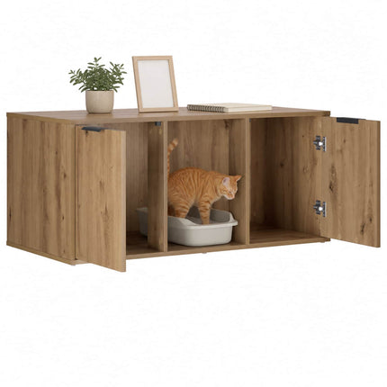 Kattbur Möbler Artisan-ek 100 x 49 x 45 cm Konstruerat trä