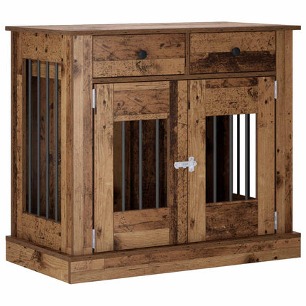 Hundbur möbel Gammalt trä 90 x 47,5 x 80 cm Konstruerat trä