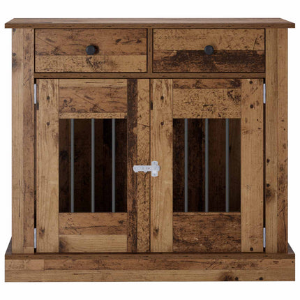 Hundbur möbel Gammalt trä 90 x 47,5 x 80 cm Konstruerat trä