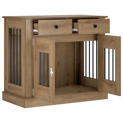 Hundbur möbel Artisan-ek 90 x 47,5 x 80 cm Konstruerat trä