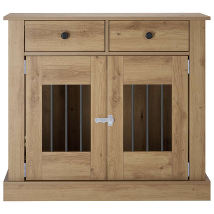 Hundbur möbel Artisan-ek 90 x 47,5 x 80 cm Konstruerat trä