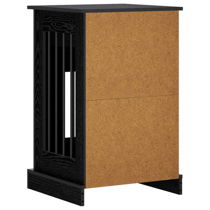 Hundbur möbel Svart ek 50 x 47,5 x 80 cm Konstruerat trä