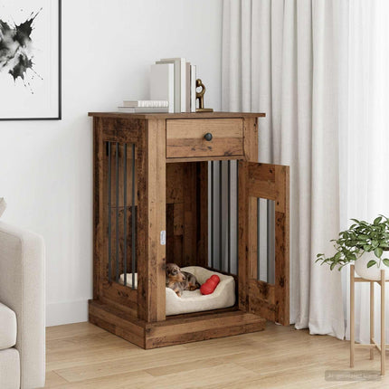 Hundbur möbel Gammalt trä 50 x 47,5 x 80 cm Konstruerat trä