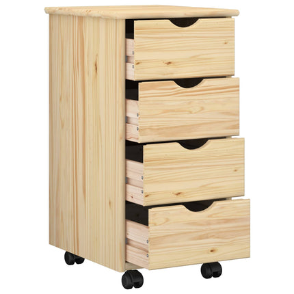 Skrivbordsskickset 2 st Brun Massiv furu