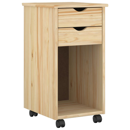 Skrivbordsskickset 2 st Brun Massiv furu