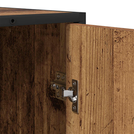 Sideboard Gammalt trä 92 x 35 x 76 cm Konstruerat trä