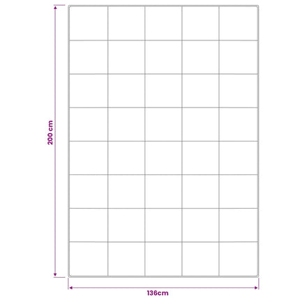 Täcke och kudde set 2 pcs 135x200 cm Sommar 140 GSM Ull Vit