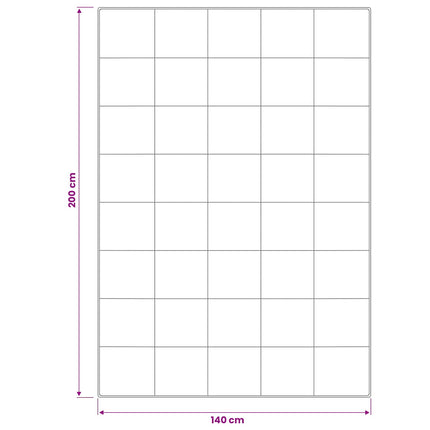 Täcke och kudde set 2 pcs 140x200 cm Sommar 140 GSM Ull Vit