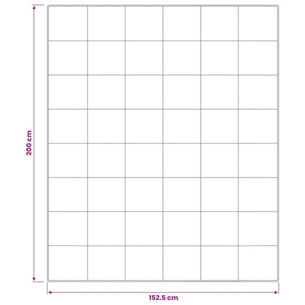 Täcke och kudde set 2 pcs 152x203 cm Sommar 140 GSM Ull Vit