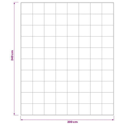 Täcke och kudde set 3 st 200x240 cm Sommar 140 GSM Ull Vit