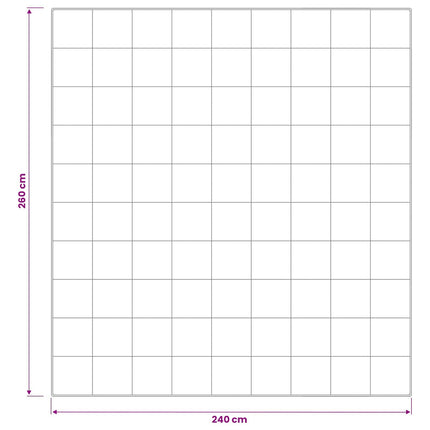 Täcke och kudde set 3 st 240x260 cm Sommar 140 GSM Ull Vit