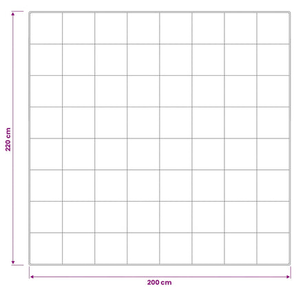 Täcke och kudde set 3 st 200x220 cm 4 årstider 220 GSM Ull Vit