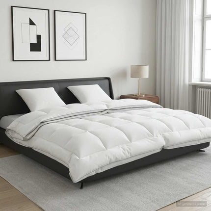 Täcke och kudde set 3 st 220x240 cm 4 årstider 140+220 GSM Ull