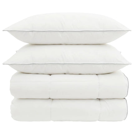 Täcke och kudde set 3 st 220x260 cm 4 årstider 140+220 GSM Ull