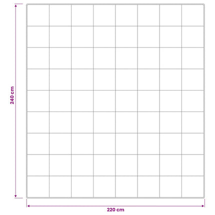Täcke och kudde set 3 st 220 x 240 cm 4 årstider 300 GSM Ull