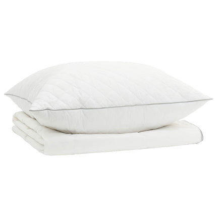 90% Gåsdun Täcke Set FULDA 2 pcs 140 x 200 cm Sommar 100 GSM