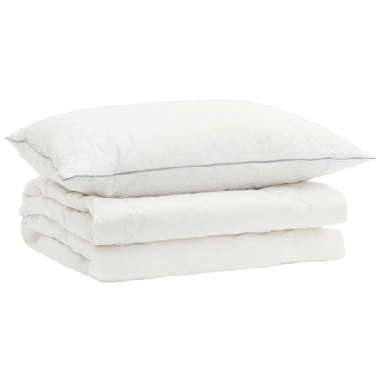 90% Gåsdun Täcke Set FULDA 2 pcs 150 x 200 cm Sommar 100 GSM