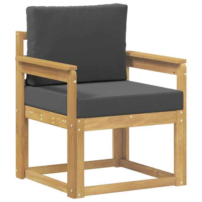 2 Stycke Utomhussoffset Polyester Vit och Antracit