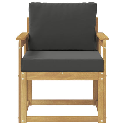 2 Stycke Utomhussoffset Polyester Vit och Antracit