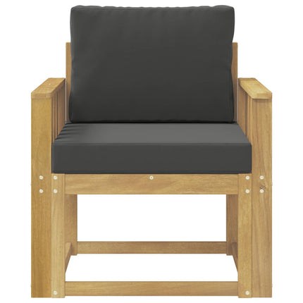 2 Stycke Utomhussoffset Polyester Vit och Antracit