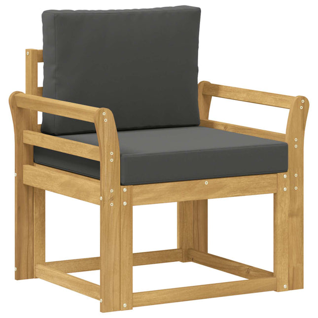 2 Stycke Utomhussoffset Polyester Vit och Antracit