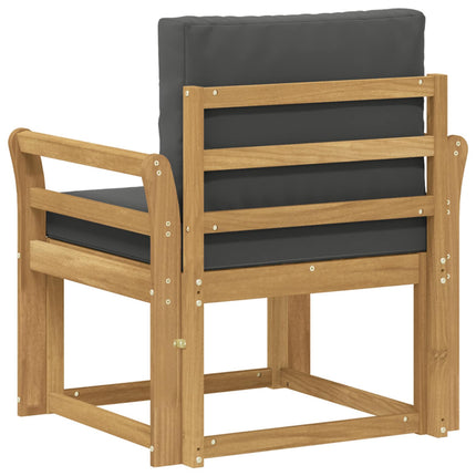 2 Stycke Utomhussoffset Polyester Vit och Antracit