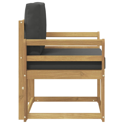 2 Stycke Utomhussoffset Polyester Vit och Antracit