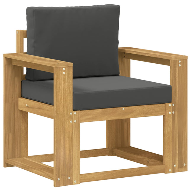 2 Stycke Utomhussoffset Polyester Vit och Antracit