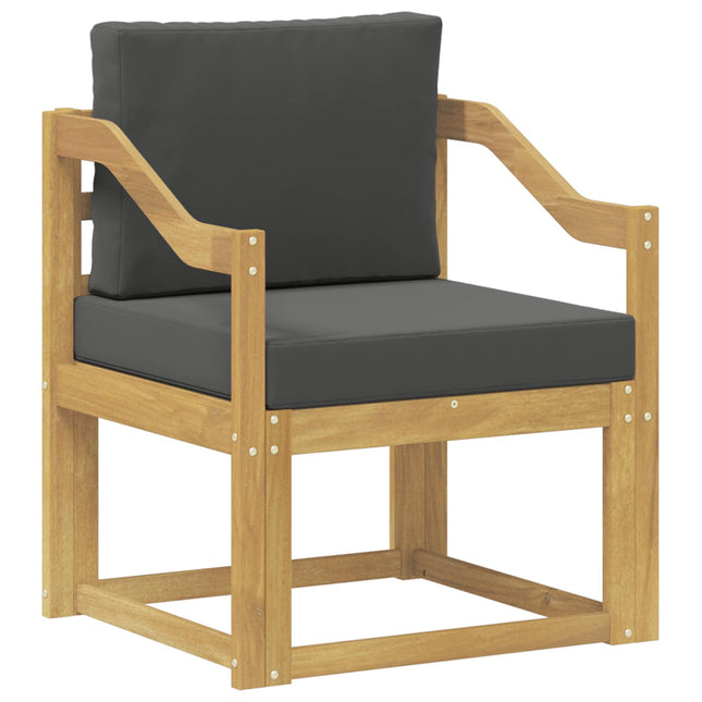 2 Stycke Utomhussoffset Polyester Vit och Antracit