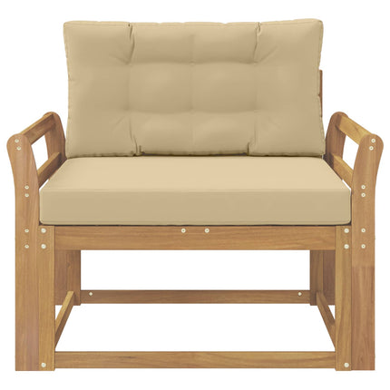 Utomhus Mellansoffa Polyester Vit
