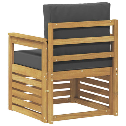 2 Stycke Utomhussoffset Polyester Vit och Antracit