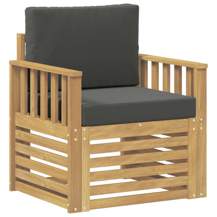 2 Stycke Utomhussoffset Polyester Vit och Antracit