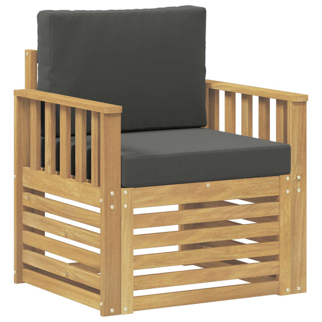 2 Stycke Utomhussoffset Polyester Vit och Antracit