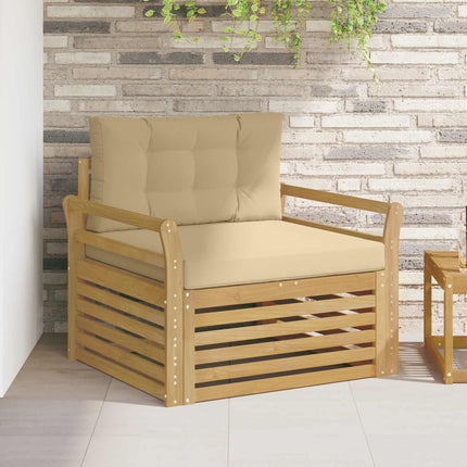 Utomhussoffa Polyester Vit