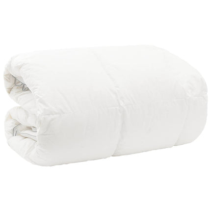 Duntäcke FULDA 200 x 220 cm Vinter 300 GSM 90% Gåsdun Vit