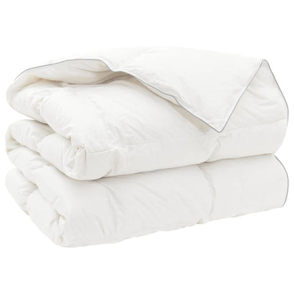 Duntäcke FULDA 220 x 240 cm Vinter 300 GSM 90% Gåsdun Vit