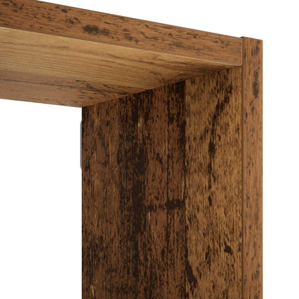 Vägg hylla Gammalt trä 102 x 17 x 50 cm Konstruerat trä