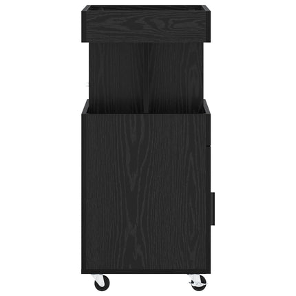 Barvagn Svart ek 50 x 41 x 89 cm Konstruerat trä
