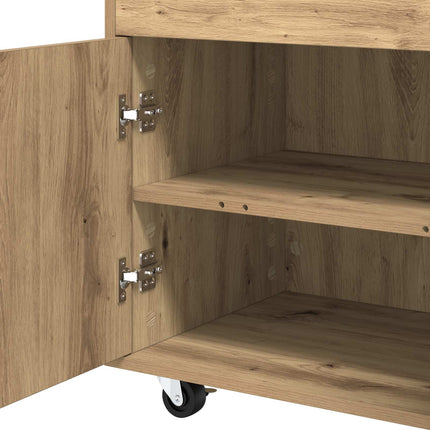 Barvagn Artisan-ek 60 x 39.5 x 89 cm Konstruerat trä