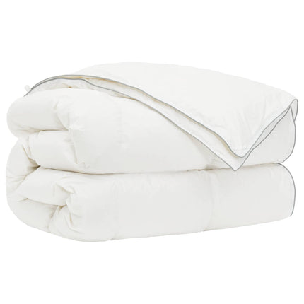 90% Gåsdun Täcke Set FULDA 2 st 152 x 203 cm Alla årstider Vit