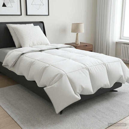 90% Gåsdun Täcke Set FULDA 3 st 140 x 220 cm Sommar 100 GSM Vit