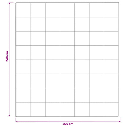 90% Gåsdun Täcke Set FULDA 3 st 220 x 240 cm Alla årstider Vit