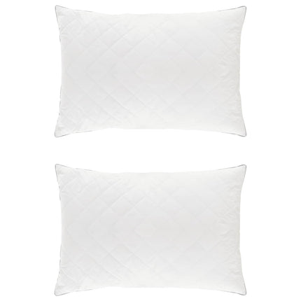 90% Gåsdun Täcke Set FULDA 3 st 240 x 260 cm Alla årstider Vit