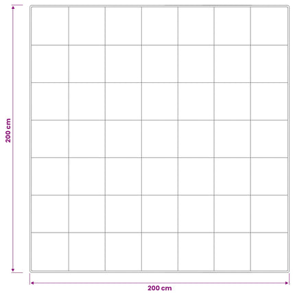 90% Gåsdun Täcke Set FULDA 3 st 200 x 200 cm Alla årstider Vit