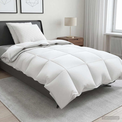 90% Gåsdun Täcke Set FULDA 3 st 140 x 220 cm Alla årstider Vit