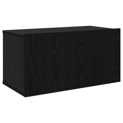 TV-bänkset 8 pcs 120 x 30 x 30 cm Svart ek Konstruerat trä