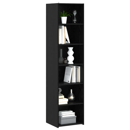 Sideboard Svart ek 45 x 41 x 185 cm Konstruerat trä