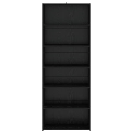 Sideboard Svart ek 70 x 41 x 185 cm Konstruerat trä